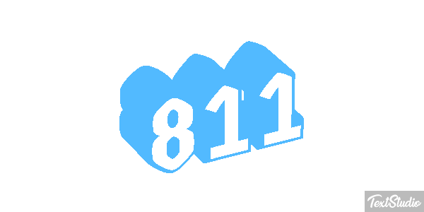 811 Text effect