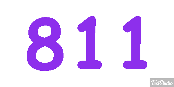 811 Text effect