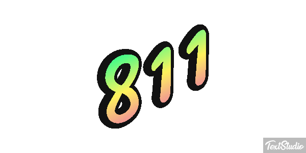 811 Text effect
