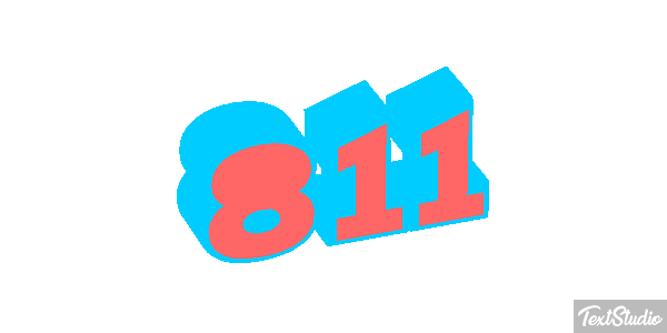 811 Text effect