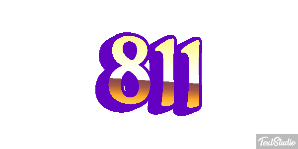 811 Text effect