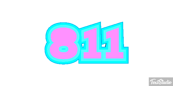 811 Text effect