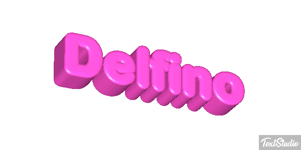 Delfino Effetto testo