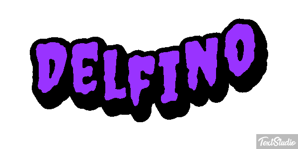 Delfino Effetto testo