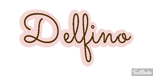 Delfino Effetto testo