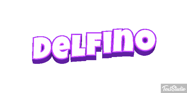 Delfino Effetto testo
