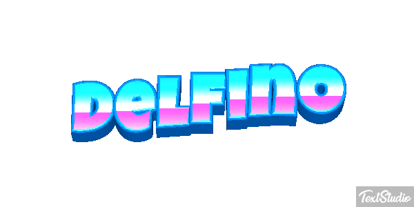 Delfino Effetto testo