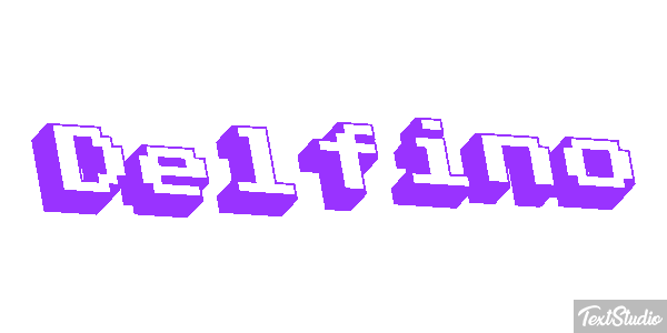 Delfino Effetto testo