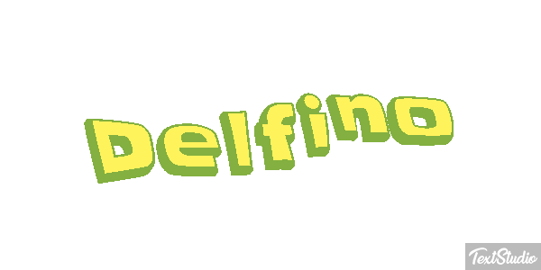 Delfino Effetto testo