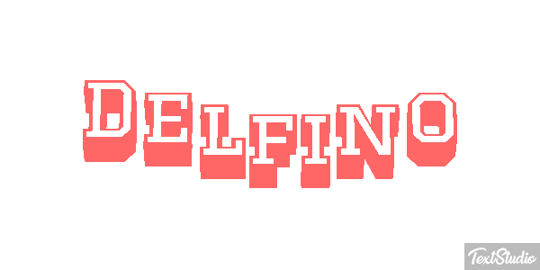 Delfino Effetto testo
