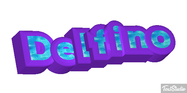 Delfino Effetto testo