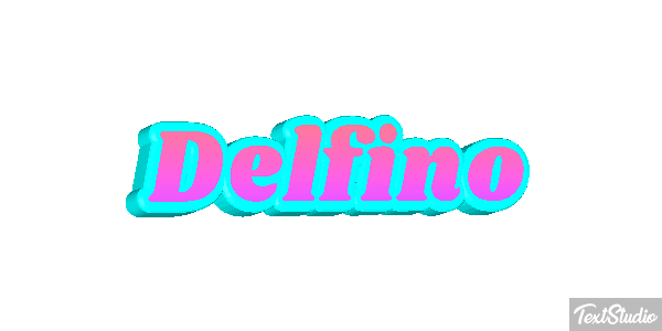Delfino Effetto testo