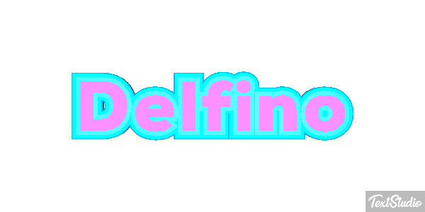 Delfino Effetto testo