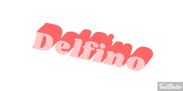 Delfino Effetto testo