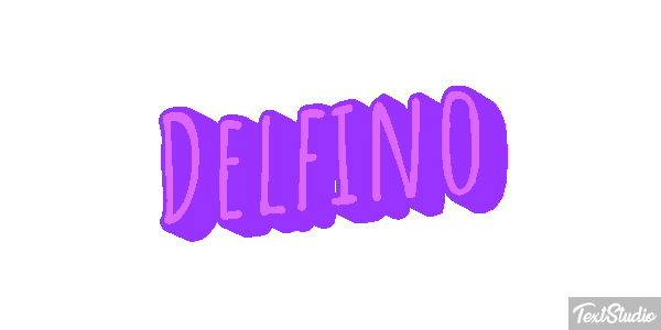 Delfino Effetto testo