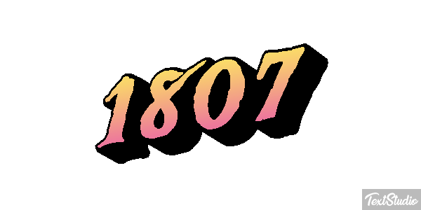 1807 Texteffekt