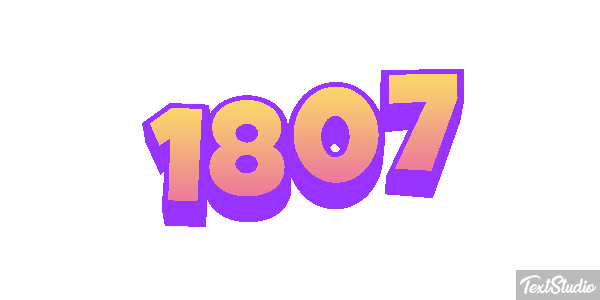 1807 Texteffekt