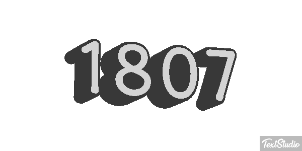1807 Texteffekt