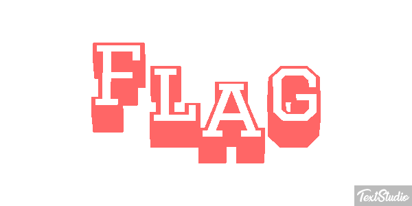 Flag Tekst effect