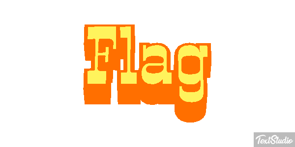 Flag Tekst effect