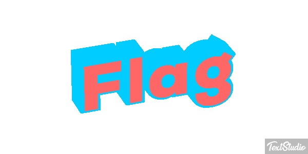 Flag Tekst effect