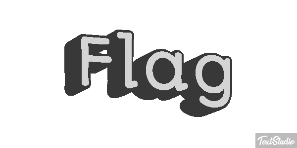 Flag Tekst effect