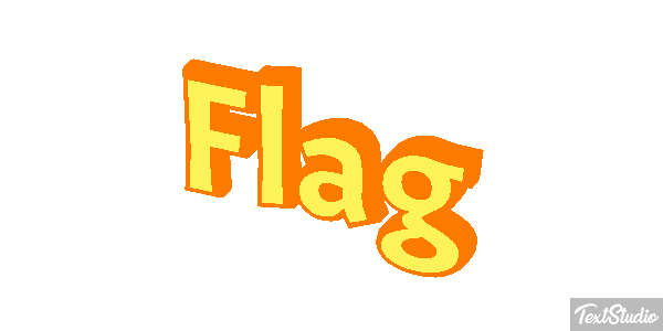 Flag Tekst effect