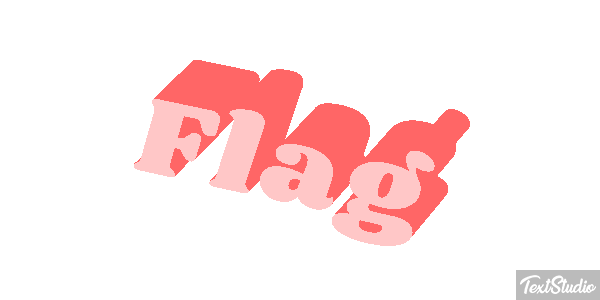 Flag Tekst effect