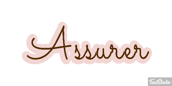 Assurer Effet de texte
