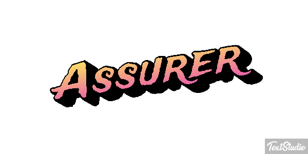 Assurer Effet de texte