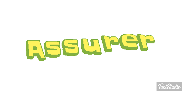 Assurer Effet de texte