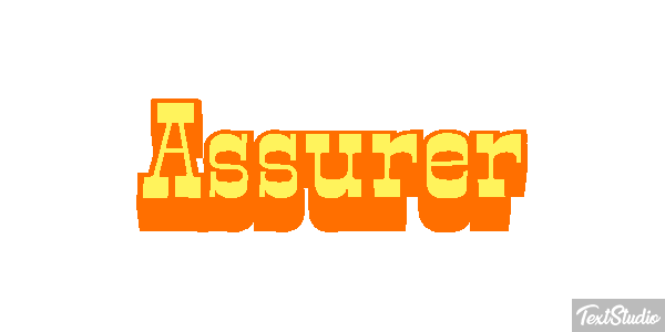 Assurer Effet de texte