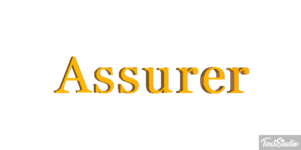 Assurer Effet de texte