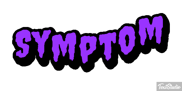 Symptom Tekst effect