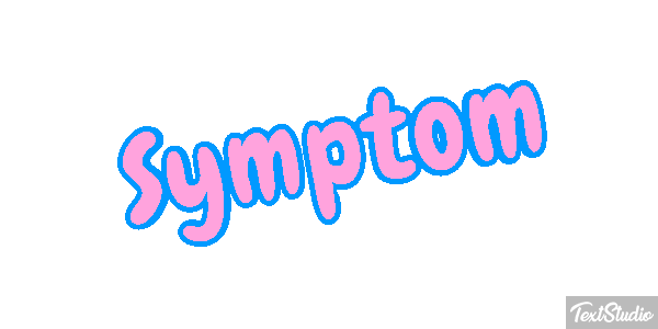 Symptom Tekst effect