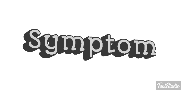 Symptom Tekst effect