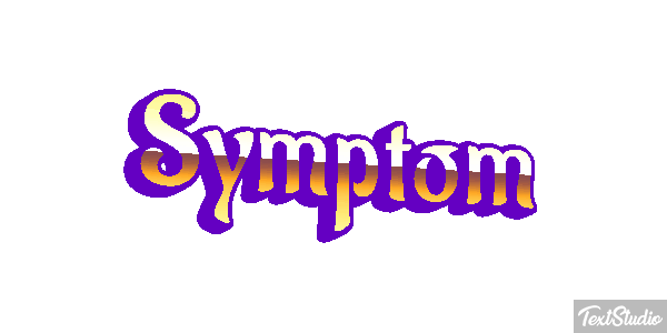 Symptom Tekst effect