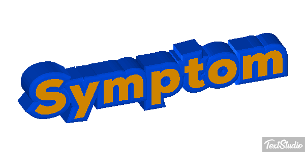 Symptom Tekst effect