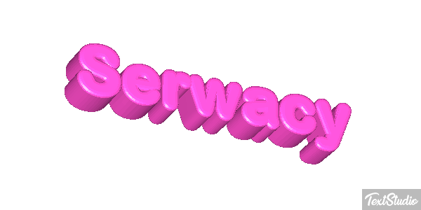 Serwacy Efekt tekstowy