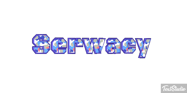 Serwacy Efekt tekstowy