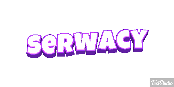 Serwacy Efekt tekstowy