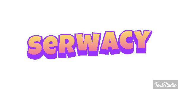 Serwacy Efekt tekstowy