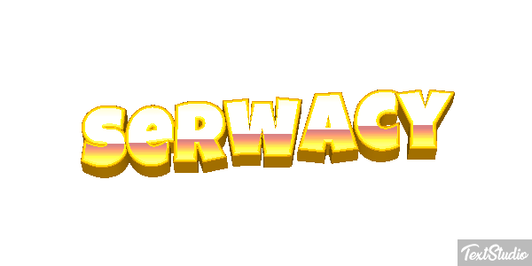 Serwacy Efekt tekstowy