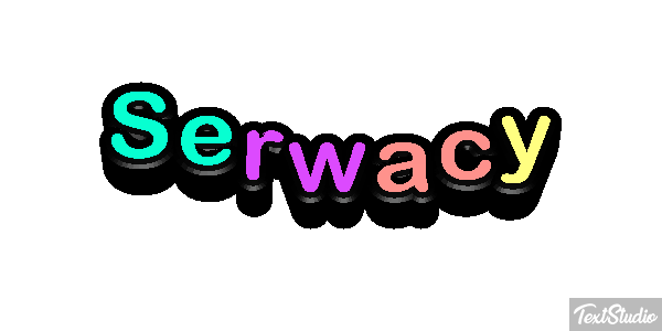 Serwacy Efekt tekstowy