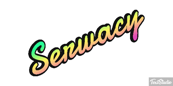 Serwacy Efekt tekstowy