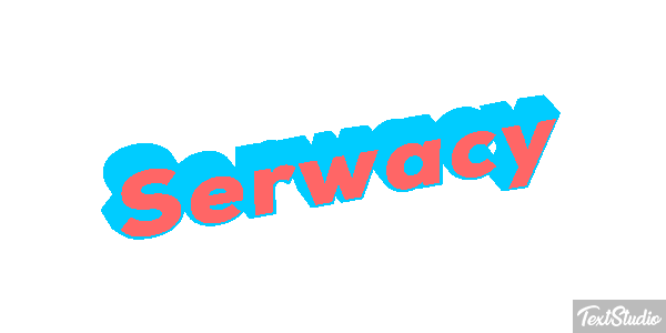Serwacy Efekt tekstowy