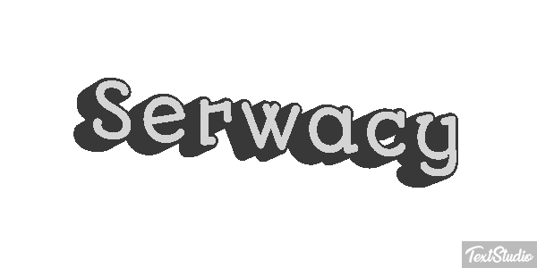 Serwacy Efekt tekstowy