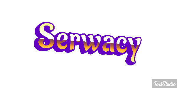 Serwacy Efekt tekstowy