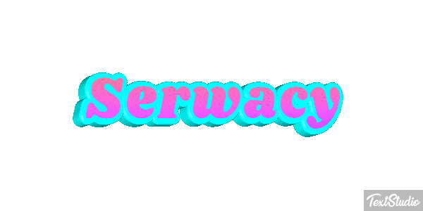 Serwacy Efekt tekstowy
