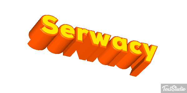 Serwacy Efekt tekstowy